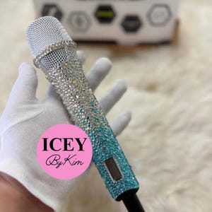 Custom Ombre Bedazzled Microphone