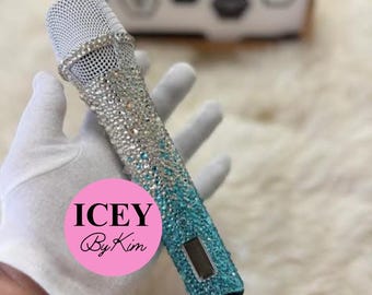 Custom Ombre Bedazzled Microphone