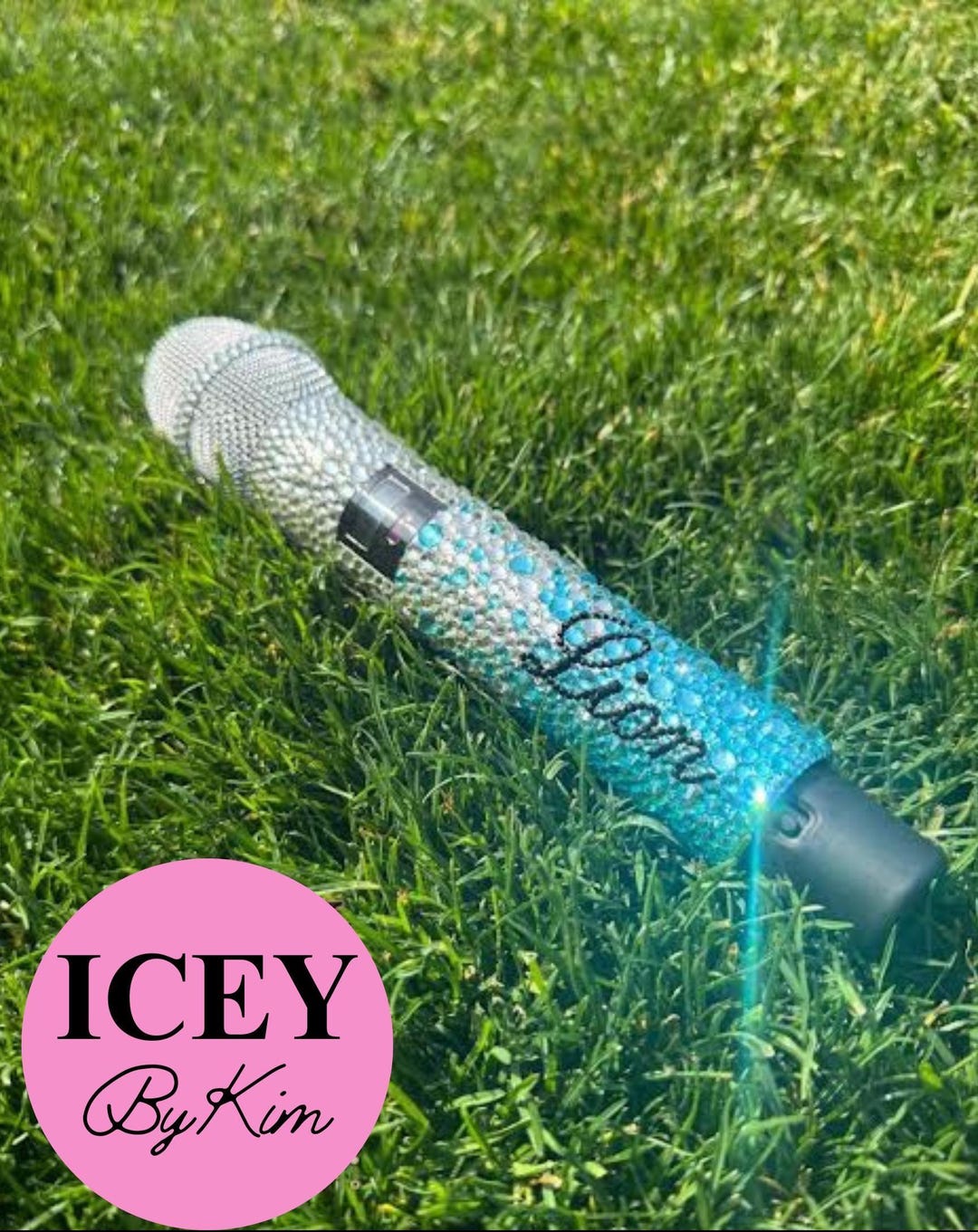 Unique Mic Custom Bedazzled Microphone - Etsy