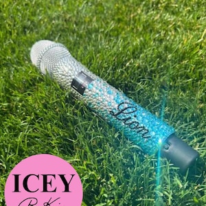 Custom Bedazzled Microphone