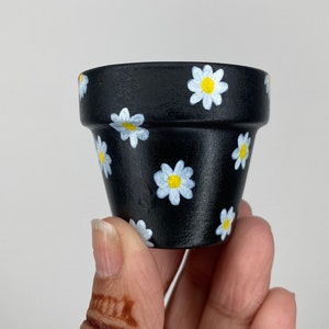 Niedliche kleine Töpfe handbemalt | mini Größe