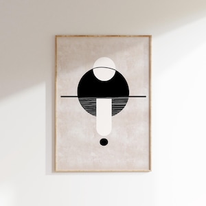 Unique Minimalist Abstract Art Print, Neutral Beige Poster Printable, Minimal Japandi Wall Art, Living Room Wall Art Set DIGITAL DOWNLOAD