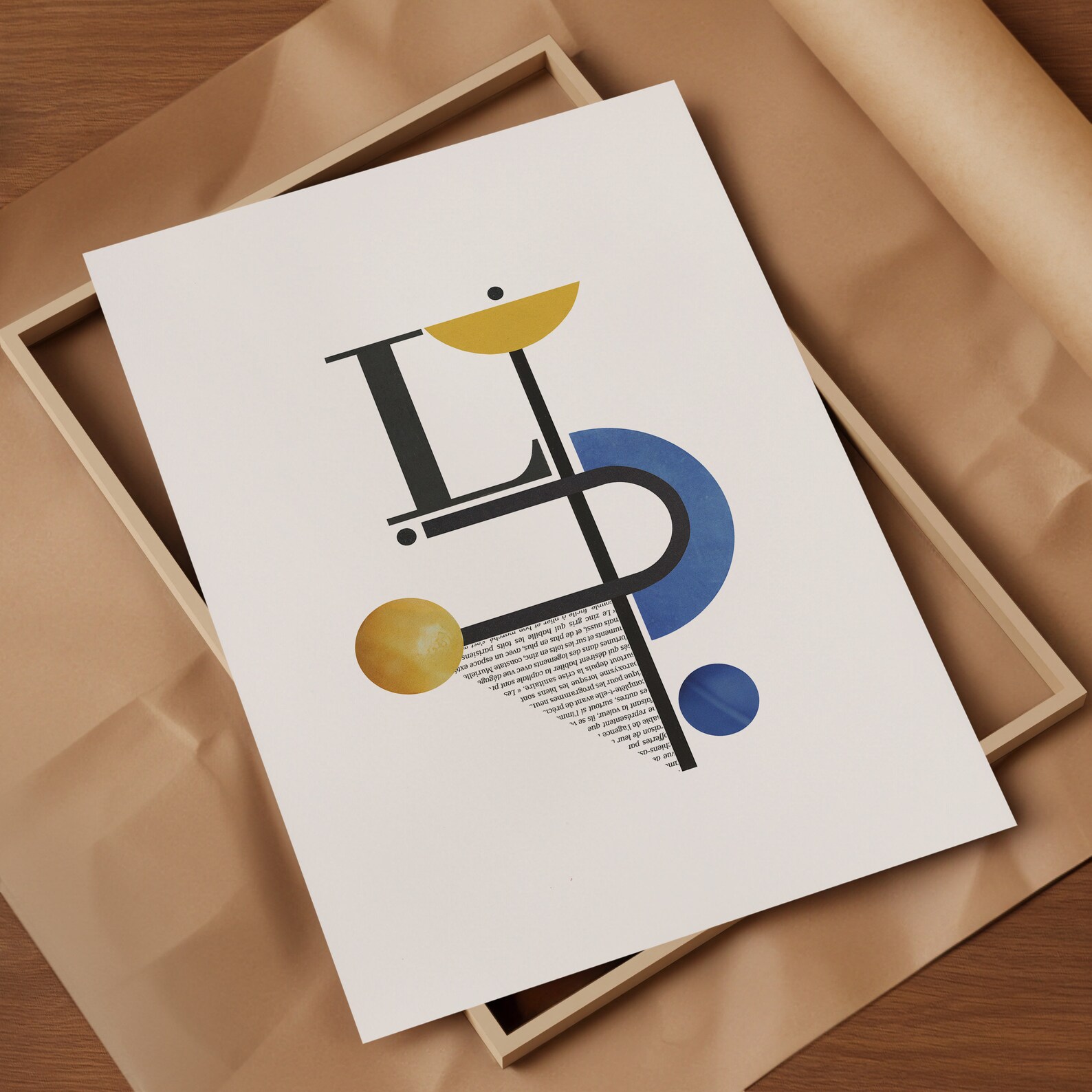 Letter L Poster Print, Typography Wall Decoration, Unique Alphabet ...