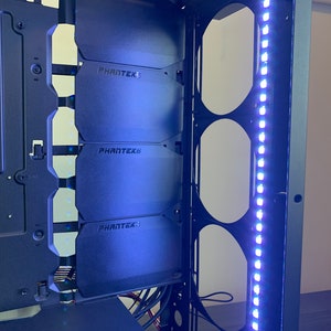 RGB LED strip mount