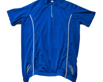 Kids Girls Blue Cycling Jersey 14 Years Vintage Retro Cycling Jersey Maillot Trikot