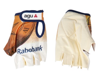 Vintage Team Rabobank Cycling Gloves Bicycle, Mountain bike, Bike, Racing bike,