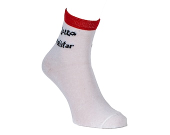 Socks Cycling Sports Team Vintage Lotto Mobistar Cycling Socks Size 37/41