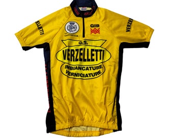 Vintage Retro Cycling Jersey Verzelletti Cycling Jersey Shirt Maillot M L XL