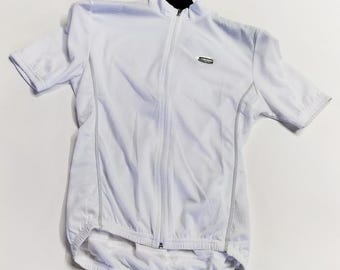 Vintage Retro Cycling Jersey White Cycling Jersey Maillot Trikot S