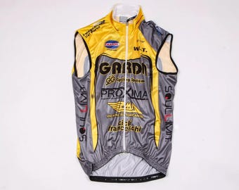 Cycling Vest Windproof MTB Road Gravel Racing Bike Mountain Bike M Yellow Grey