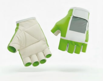 Vintage Acid Green Cycling Gloves Bicycle, Mountain Bike, Bike, Racing Bike, Bicycle, Mountain Bike, Sports, Gym