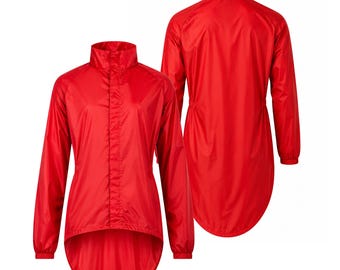 Zero Wind Red XL Pro' Line Windproof Raincoat MTB Road Gravel Cycling Jacket
