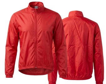 Zero Wind Red XL Pro' Line Windproof Raincoat MTB Road Gravel Cycling Jacket