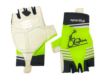 Resistant Professional Vintage Gloves SPORTFUL Acid Green Anti-Anal Resistant Ideal for Cycling, Gym, MTB, Spinning, Bicycle