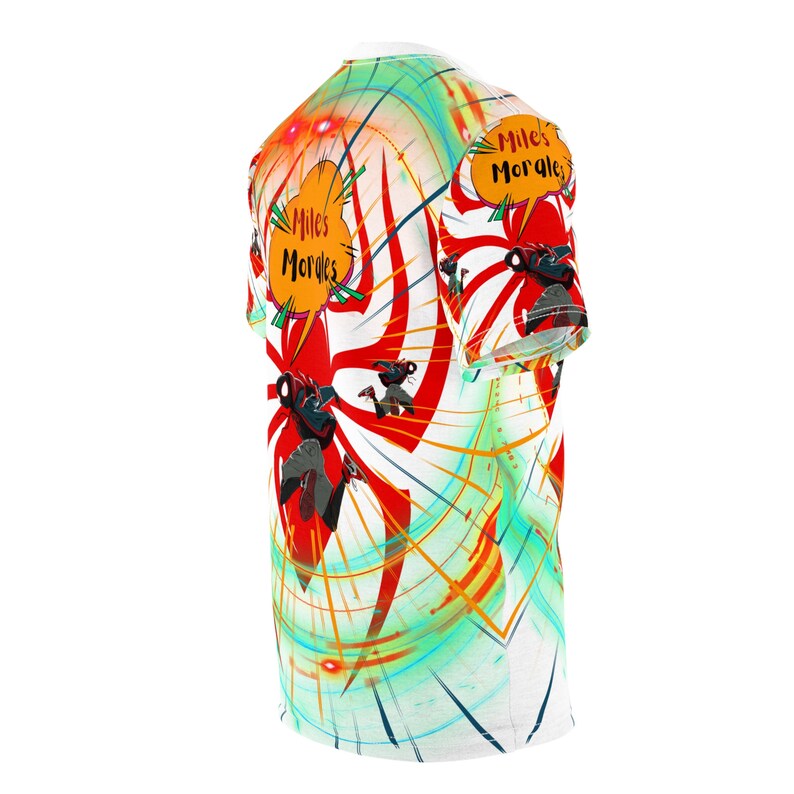 Vibrant And Colorful! "Miles Morales" Unisex Cut & Sew T-Shirt (AOP) image 5