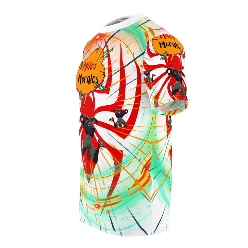 Vibrant And Colorful! "Miles Morales" Unisex Cut & Sew T-Shirt (AOP) image 4