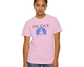 Balance Graphic T-Shirt: Comfort Colors, Mindfulness Yoga Tee