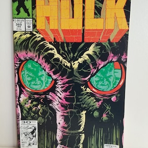 1992 INCREDIBLE HULK #389 ~ Hulk, Man-Thing, The Glob