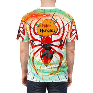 Vibrant And Colorful! "Miles Morales" Unisex Cut & Sew T-Shirt (AOP) image 6