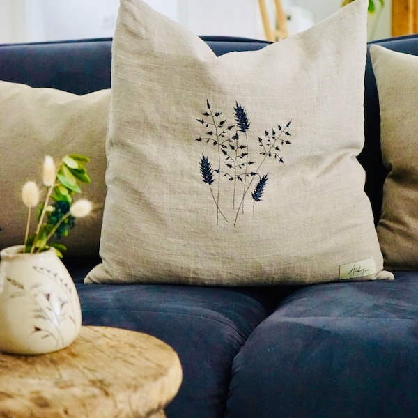 Pillow cover grasses