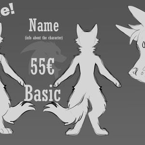 Furry Reference Sheet Commissions Open! READ DESC! - Etsy