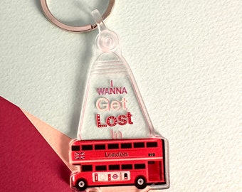 London key ring - London souvenir - key ring - fashion object - original object - gift idea - London lover