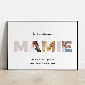 Grandma poster, Christmas gift, grandma gift, personalized gift, personalized poster, birthday gift, Grandmother&#39;s Day