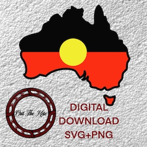 Australia SVG, Australia Art, aboriginal Svg, Digital Download, Layered Svg Bundle, png, Cricut design, silhouette,