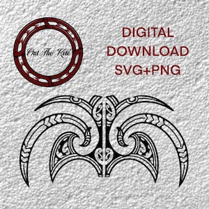 Maori Tribal Design, Instant download, Svg, PNG, Digital download, New Zealand