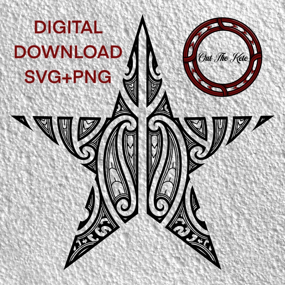 Mauri Stardesign Māori Star, SVG, PNG, Māori Art, Nz - Etsy