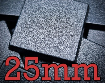 Wargaming 25mm Square Plastic Bases Warhammer