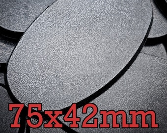 75x42mm Oval Wargaming Base, Injection Moulded ABS, Warbeast Large Cavalry Base, Skirmish Gaming | Hobby Heaven