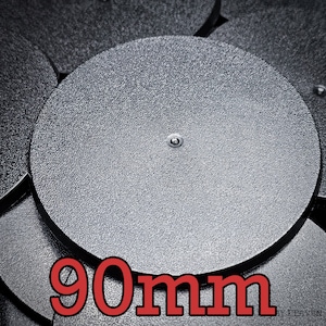 Wargaming 90mm Round Plain Plastic Bases Wargames Tabletop Games