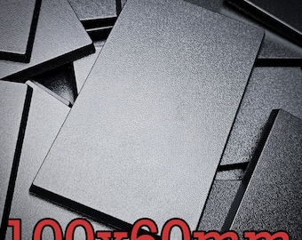 100 x 60 mm rechthoekige wargaming-basis, spuitgegoten ABS, oorlogsmachine-monsterbasis, massagevecht | Hobbyhemel