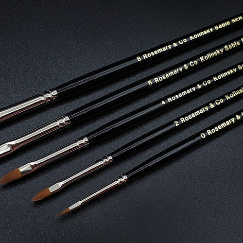 Rosemary & Co Series 33 Kolinsky Sable Brushes Full Range Etsy