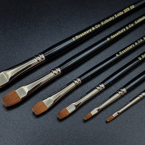 Rosemary & Co Series 33 Kolinsky Sable Brushes Full Range Etsy