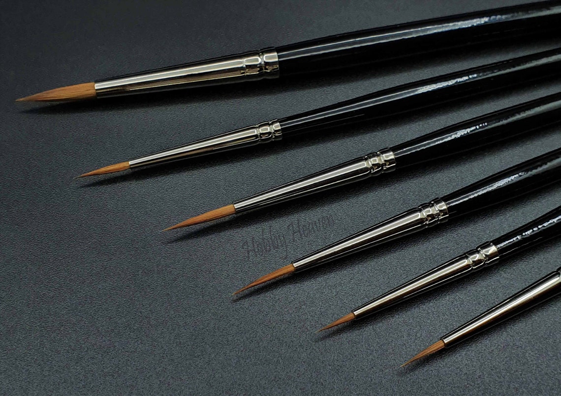 Rosemary & Co Series 33 Kolinsky Sable Brushes Full Range Etsy