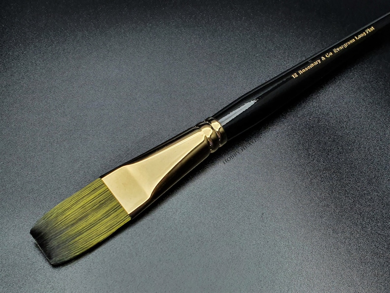 Rosemary & Co Evergreen Long Flats Brushes Range Etsy