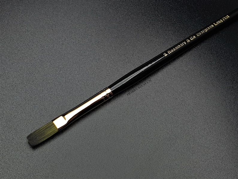 Rosemary & Co Evergreen Long Flats Brushes Range Etsy