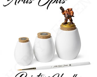 Artis Opus Ergonomic Painting Handles | Professional Miniature Tools | Magnetic System | Tabletop Gaming | UK Stock