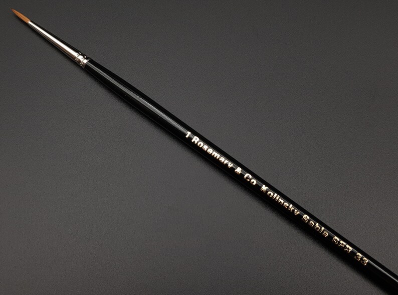 Rosemary & Co Series 33 Kolinsky Sable Brushes Full Range Etsy