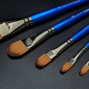 Winsor & Newton Watercolour Series 668 Flat Brushes Full Range Fast Shipping