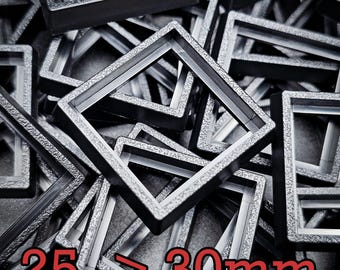 25 to 30mm Square Base Converter, Injection Moulded ABS, No Rebasing Required, Wargaming Adapter | Hobby Heaven