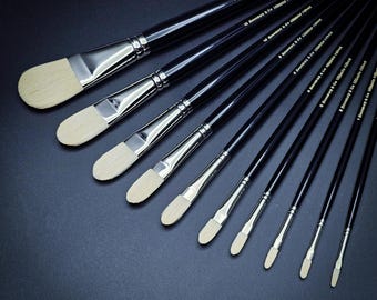 Rosemary & Co Ultimate Bristle Filbert Full Range