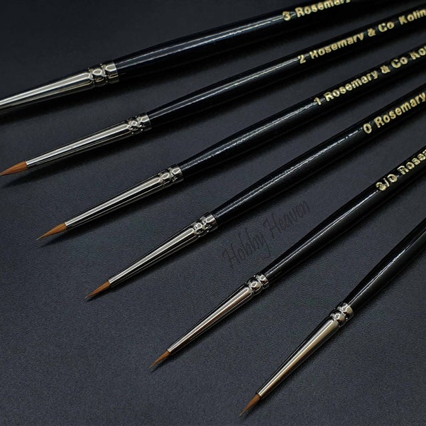 Rosemary and Co Paint Brushes Etsy