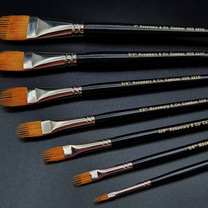 Rosemary & Co Jean Haines Set of Two Brushes Kolinsky Sable 