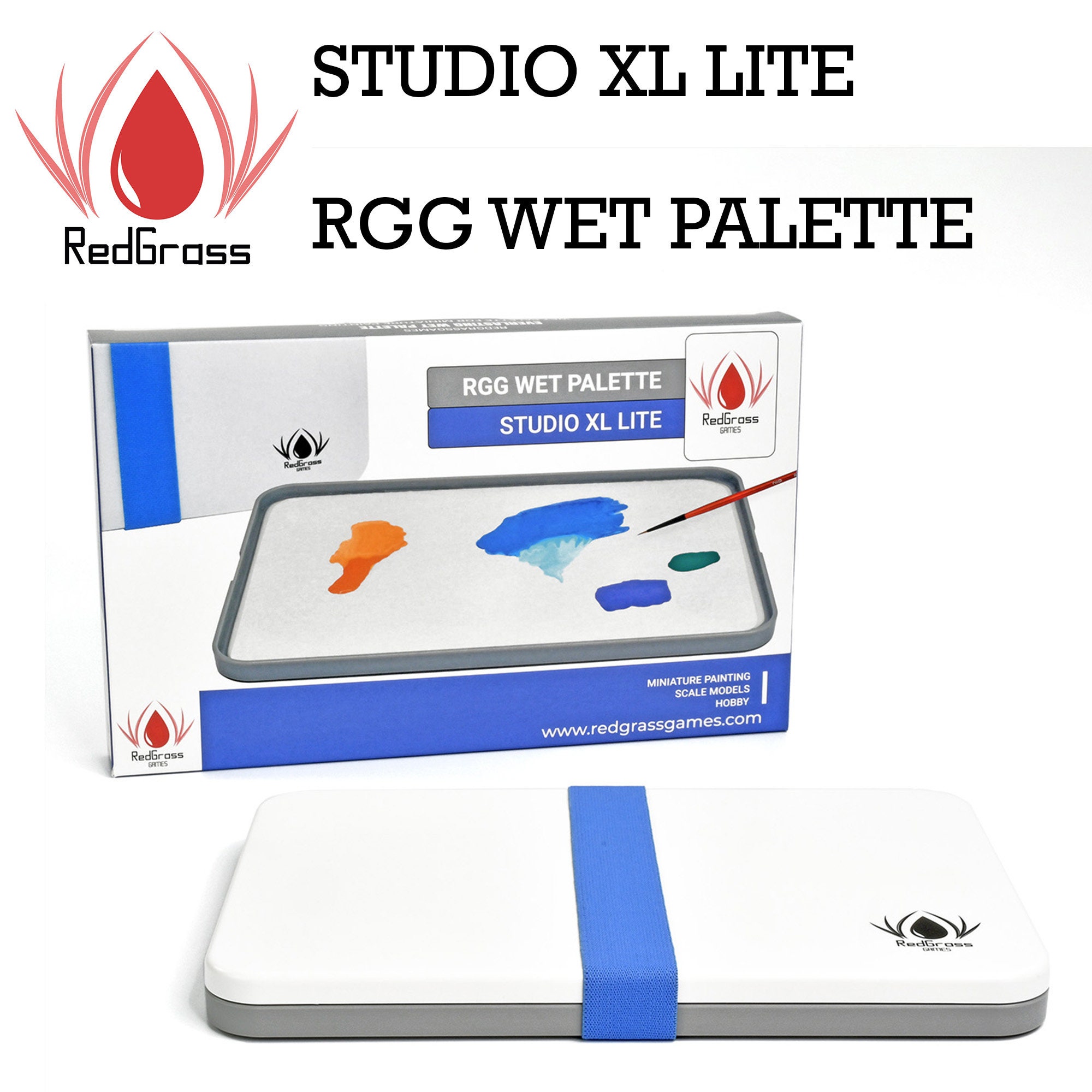 Redgrass Games Studio XL Wet Palette WPSL50 Fast Shipping 