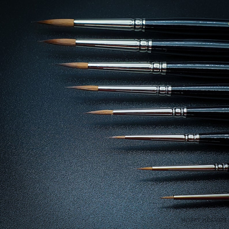 Raphael Series 8404 Kolinsky Sable Brushes Range Etsy UK