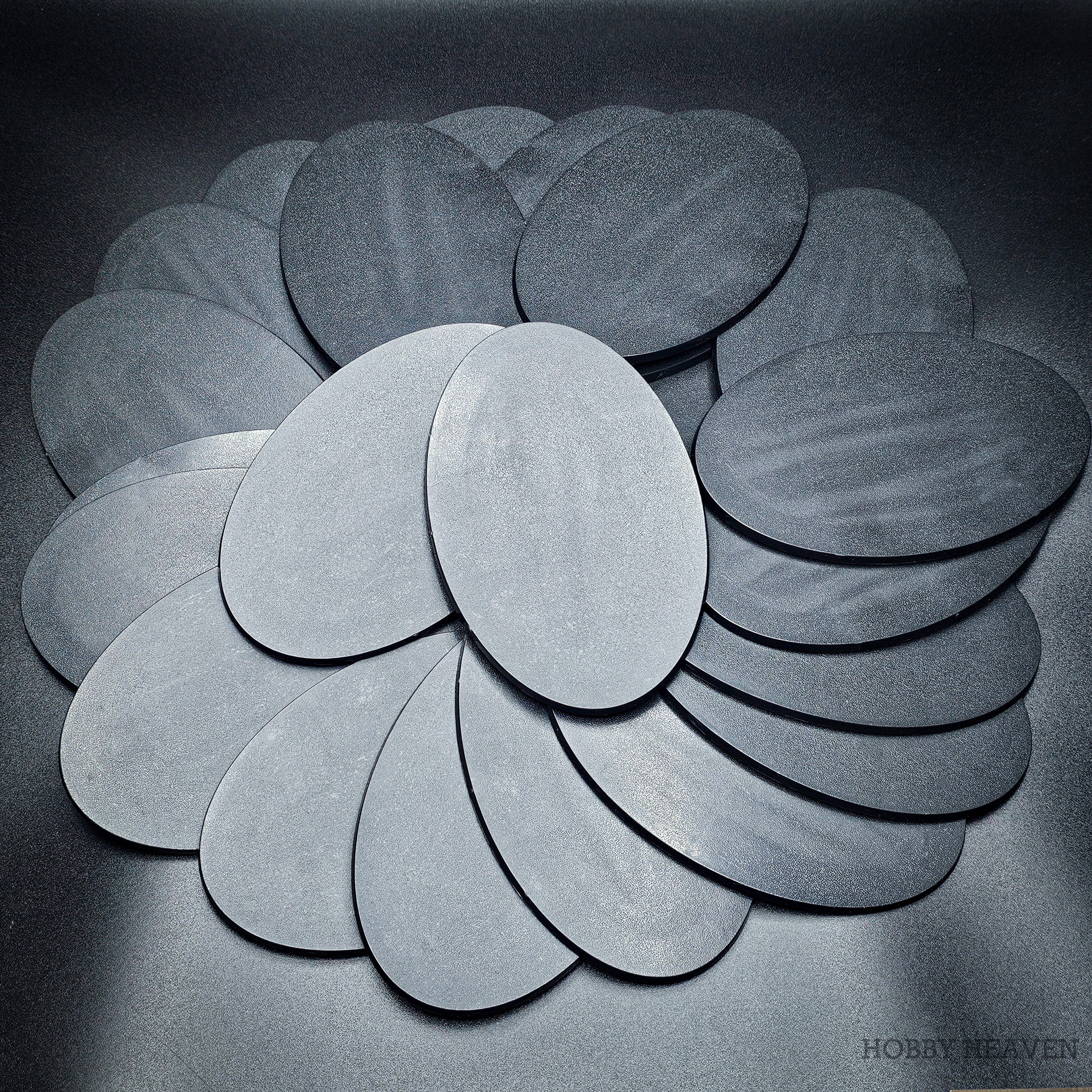 150x95mm Oval Wargaming Base, Injection Moulded ABS, Dragon Titan ...