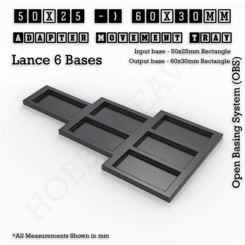 Juegos de mesa Bandejas de movimiento Adaptadores de tamaño Cuadrados y rectángulos Wargaming Wargames imagen 9